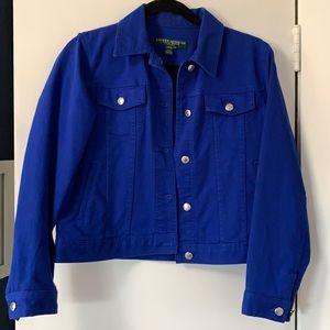 Ralph Lauren Jean Co. Blue Cotton “Jean” Jacket